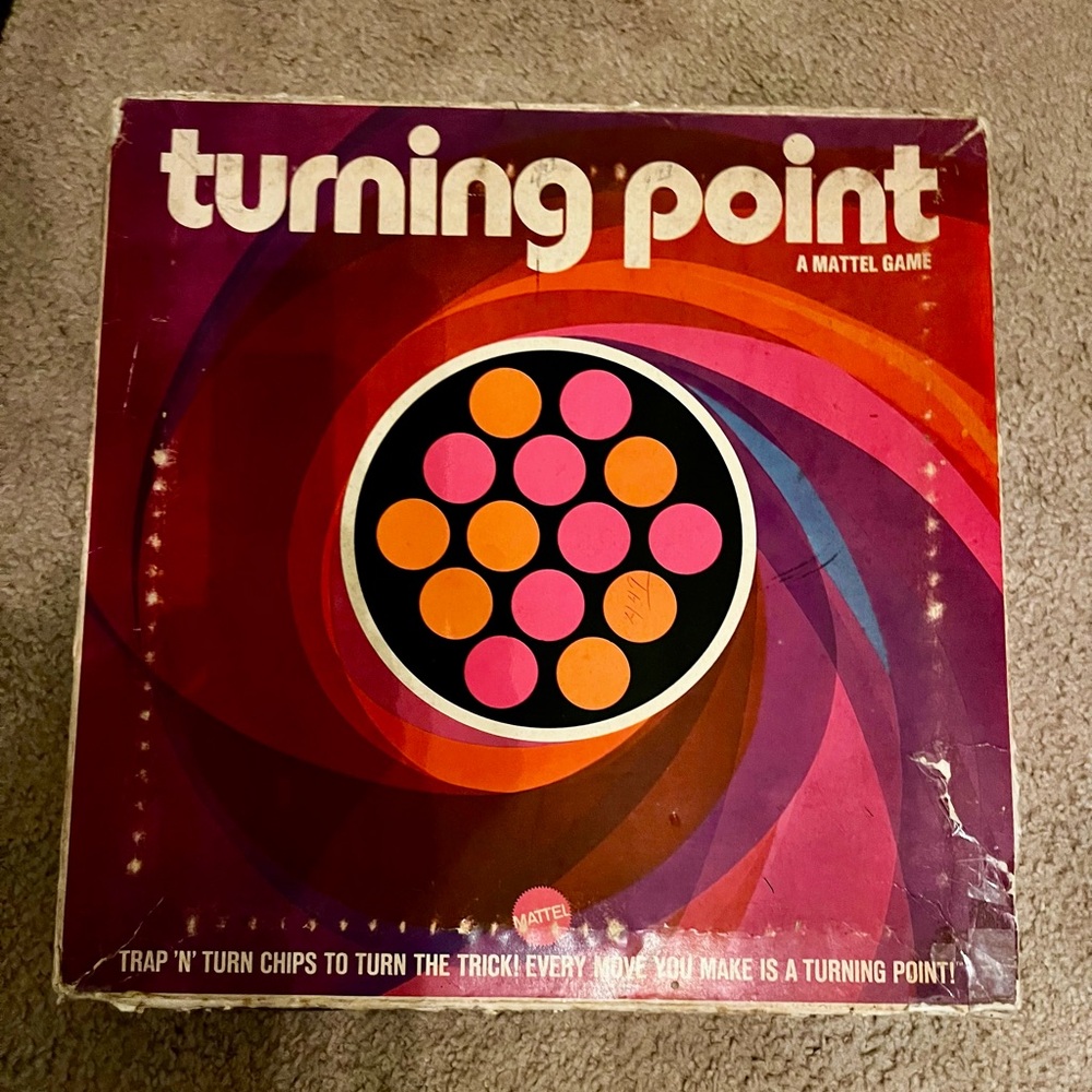 Vintage 1969 Mattel Turning Point Game